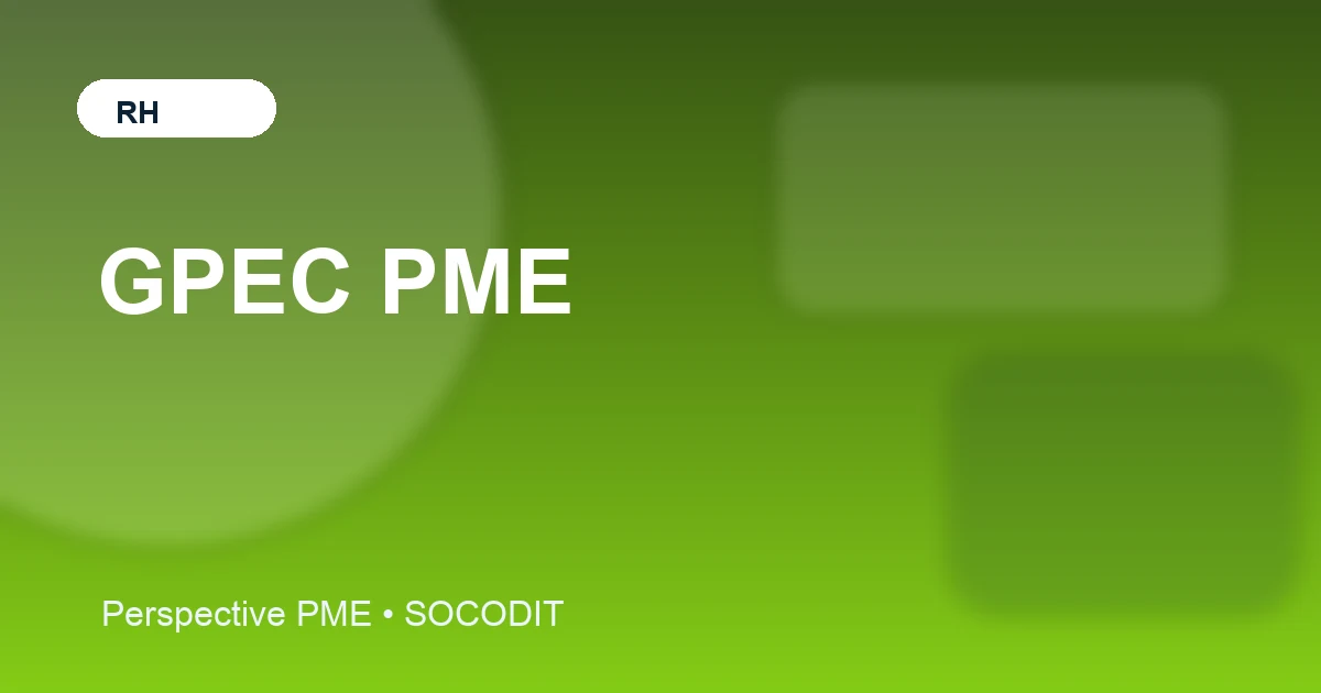 Tableau de bord des compétences d'une équipe en PME